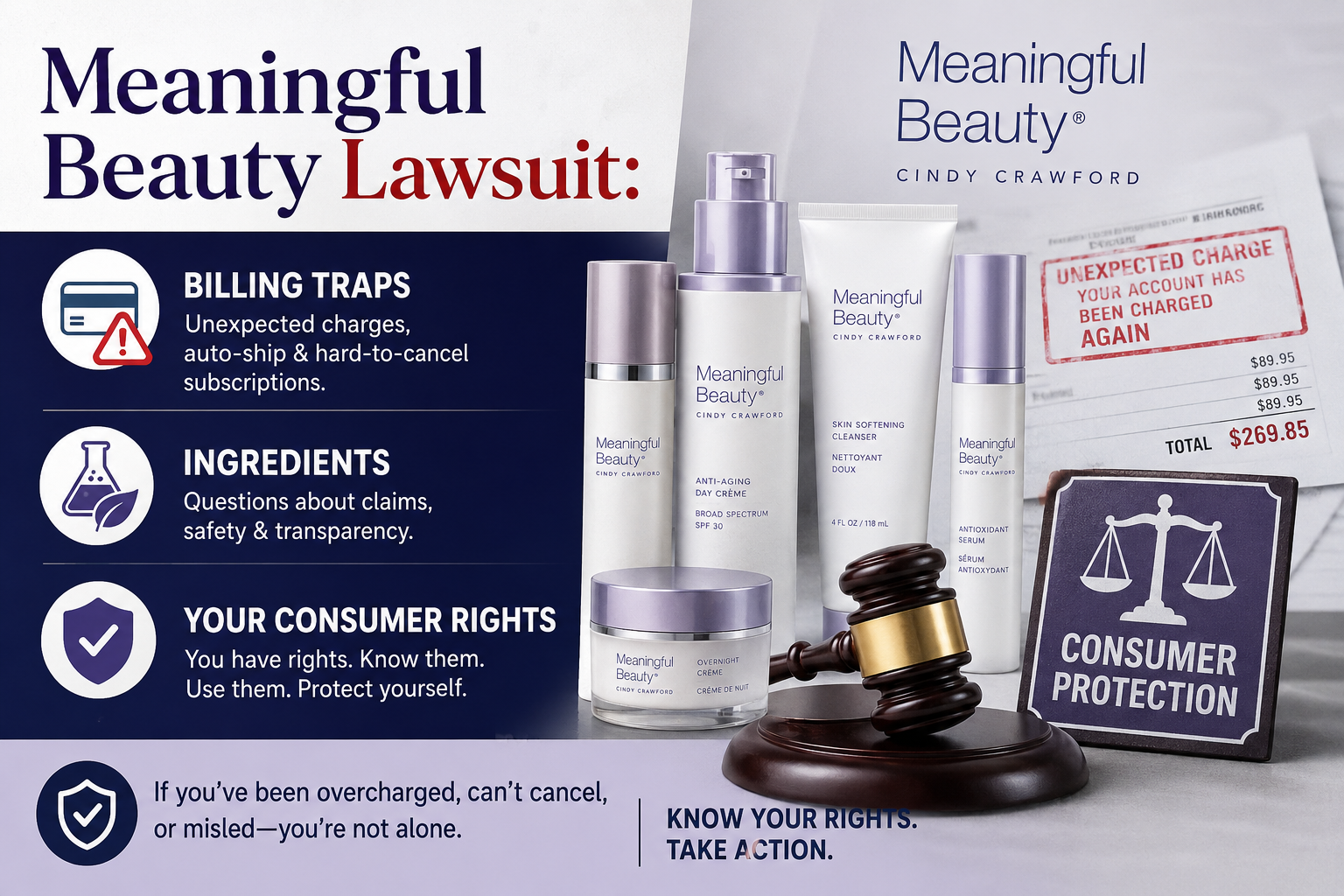 Meaningful Beauty Lawsuit: Billing Traps, Ingredients & Your Consumer Rights