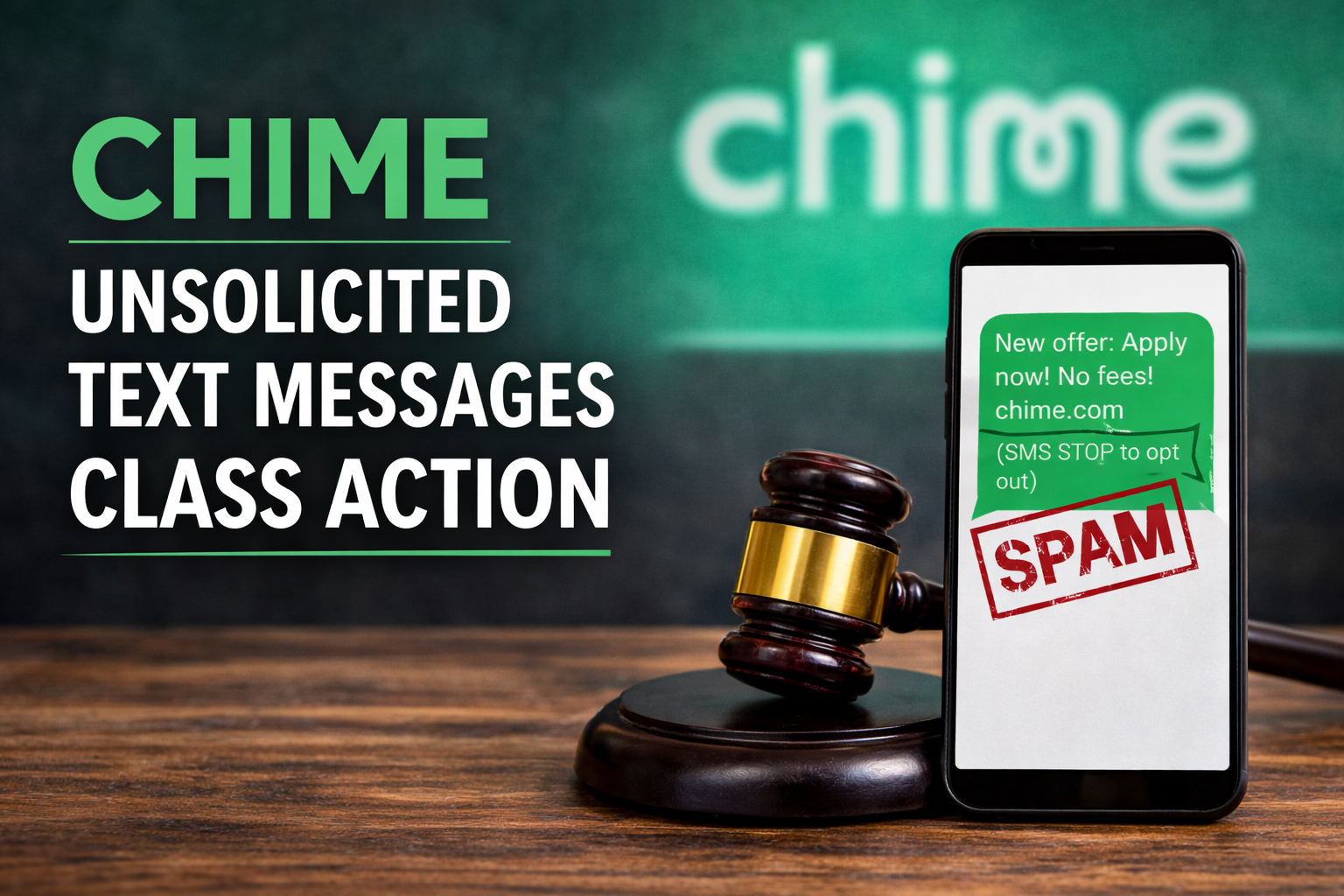 Chime Unsolicited Text Messages Class Action