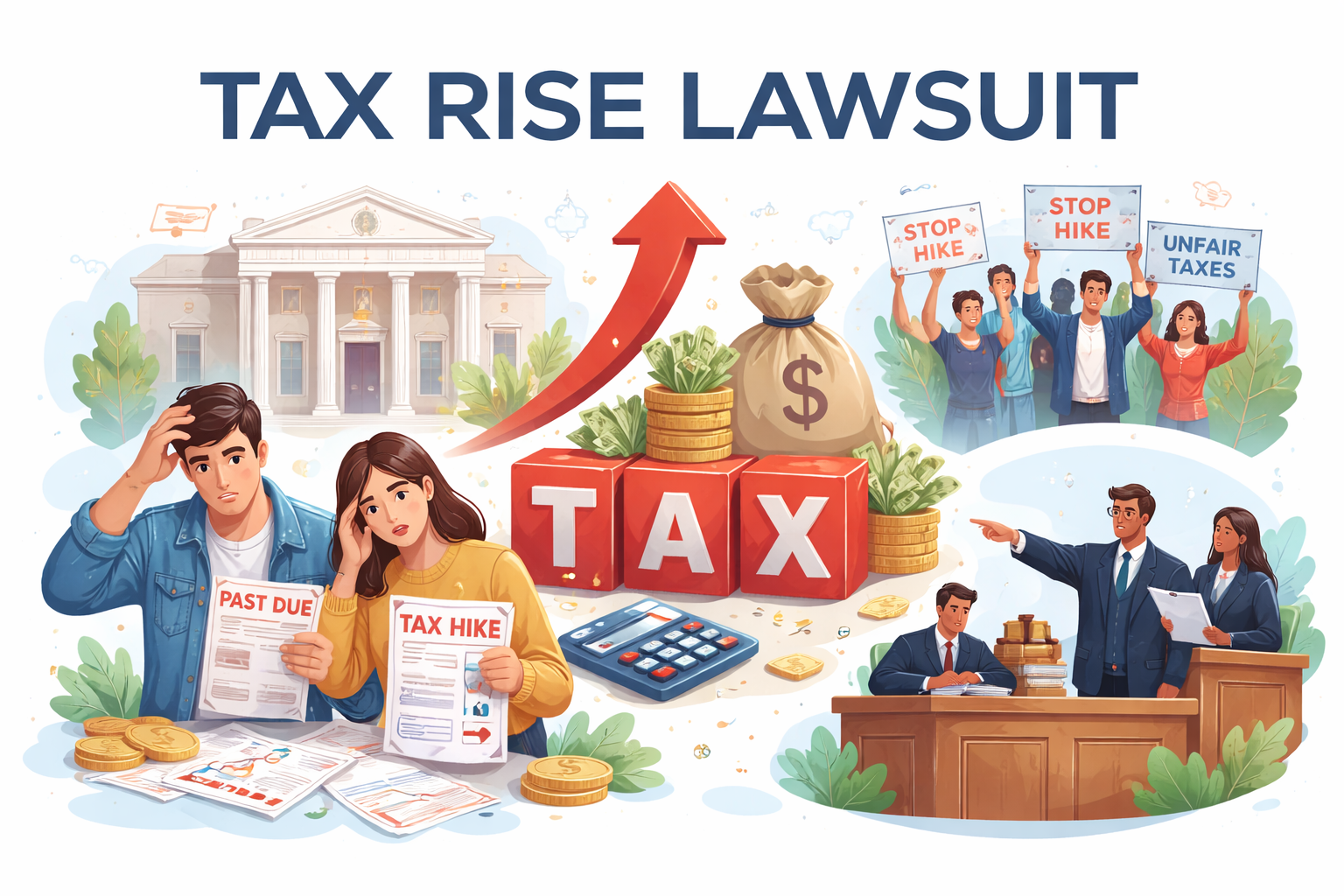 Tax Rise Lawsuit