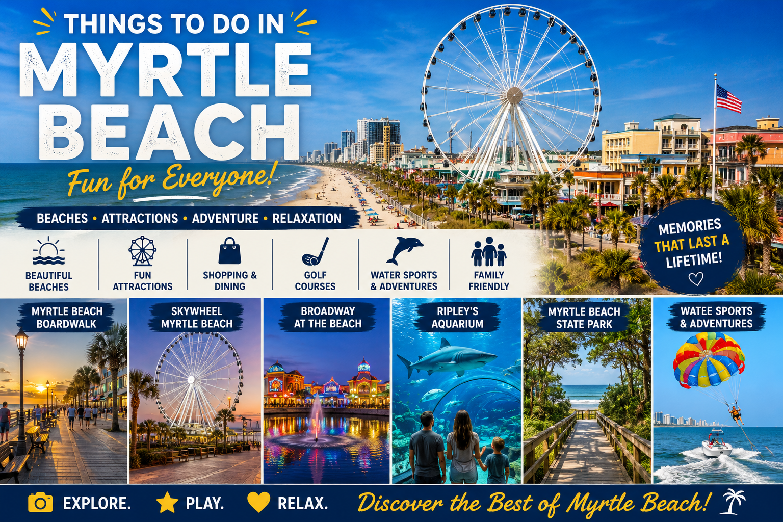 Things to Do in Myrtle Beach: 25 Best Attractions, Activities, and Hidden Gems