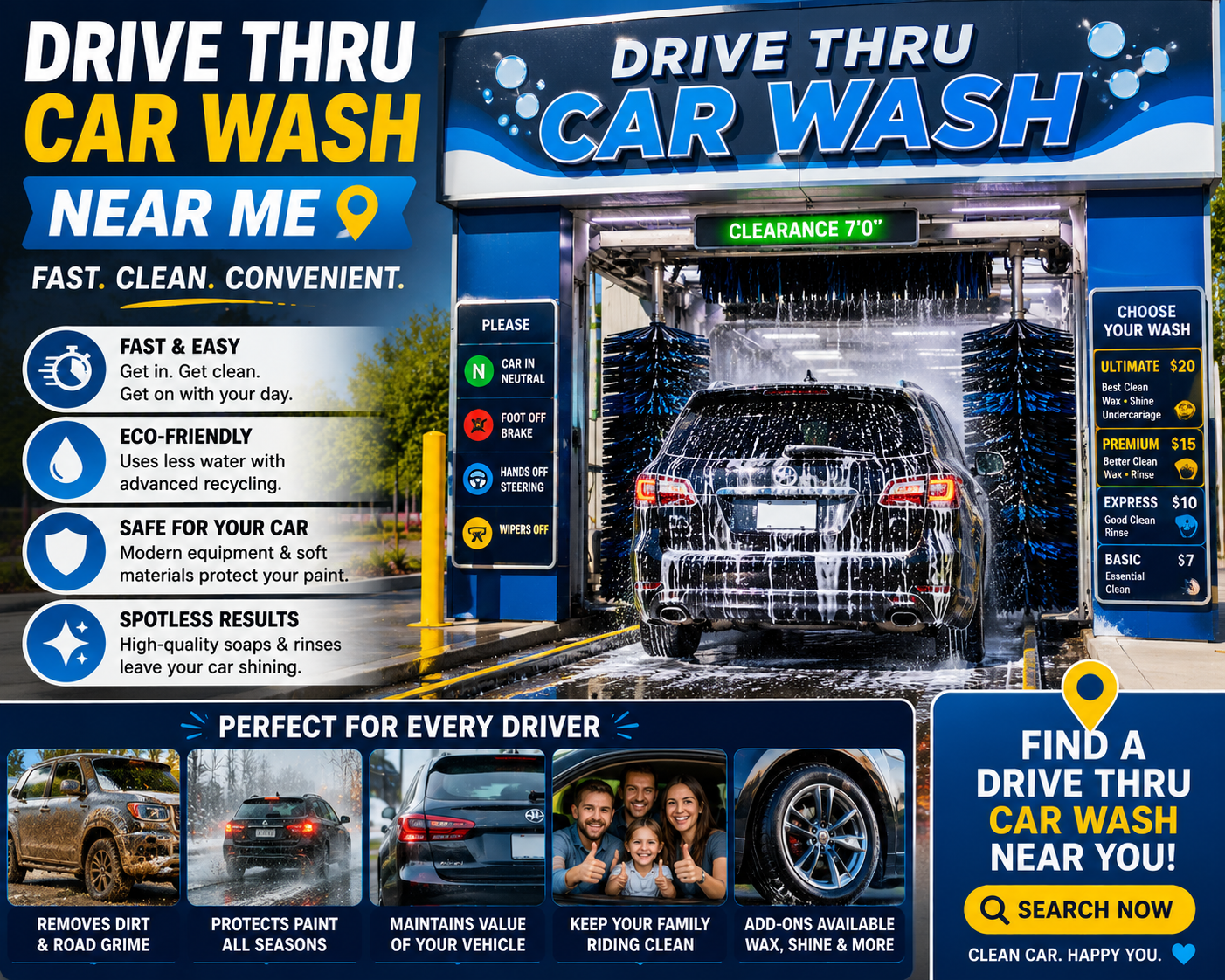 Drive Thru Car Wash Near Me: How to Find the Best Fast and Convenient Car Wash