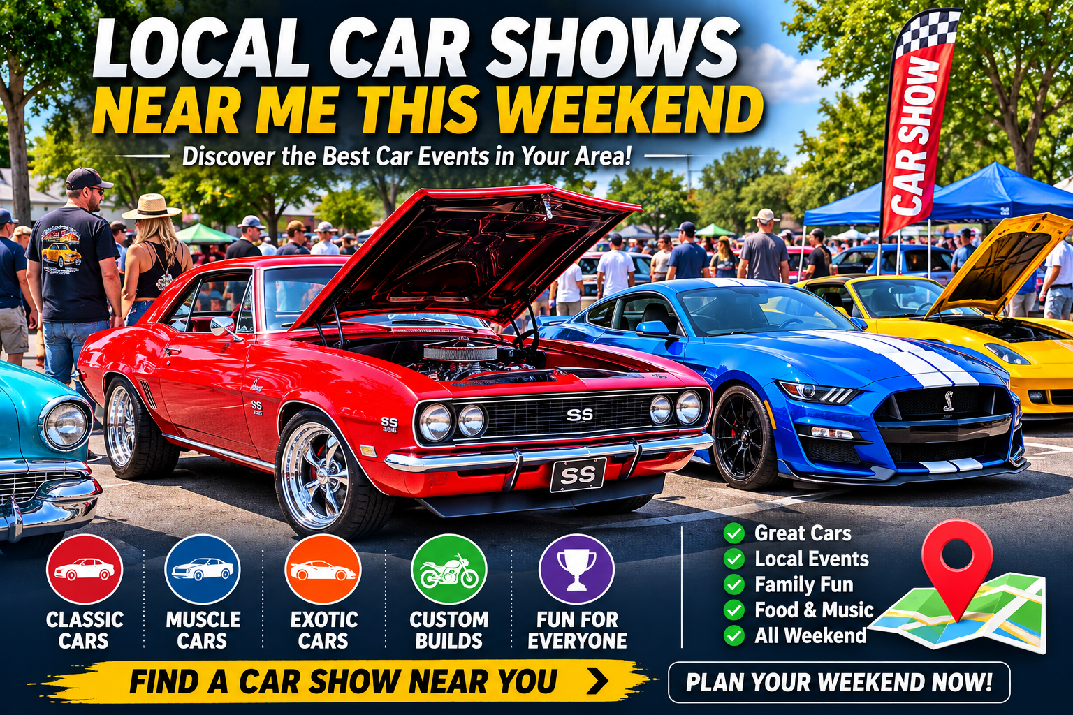 Local Car Shows Near Me This Weekend: How to Find the Best Events and What to Expect