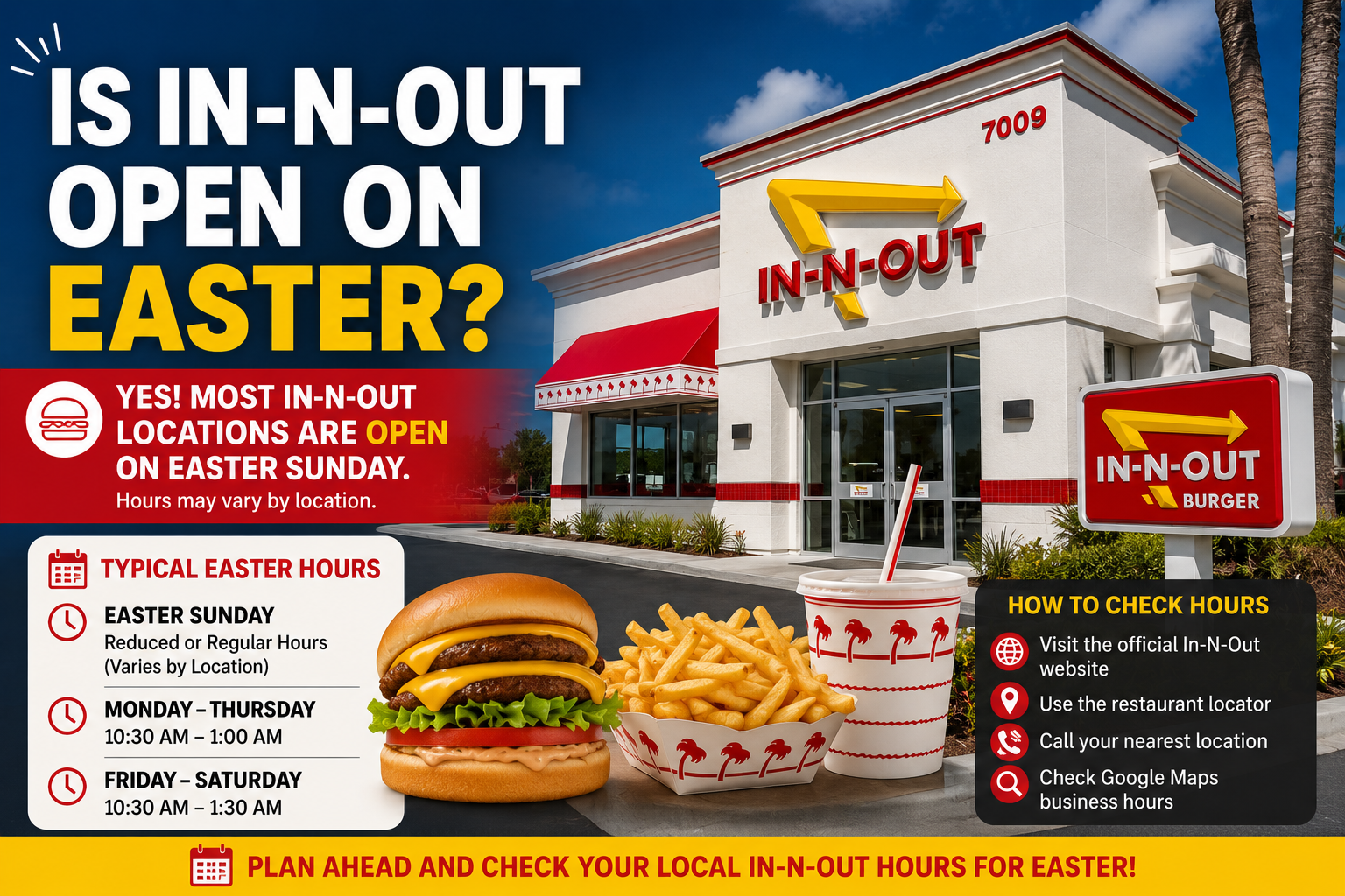Is In-N-Out Open on Easter? Hours, Holiday Schedule, and What to Expect